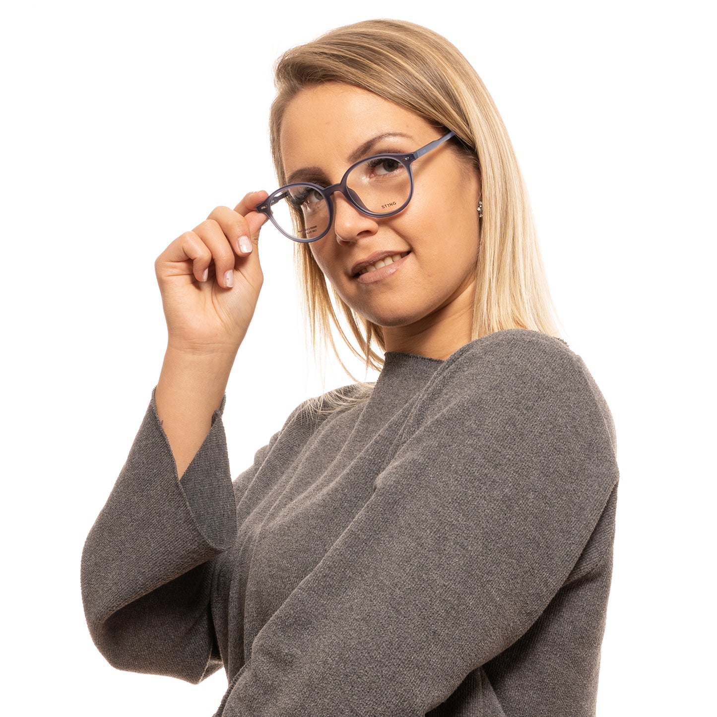 Sting Brille VST086 7H1M 51 Unisex Blau