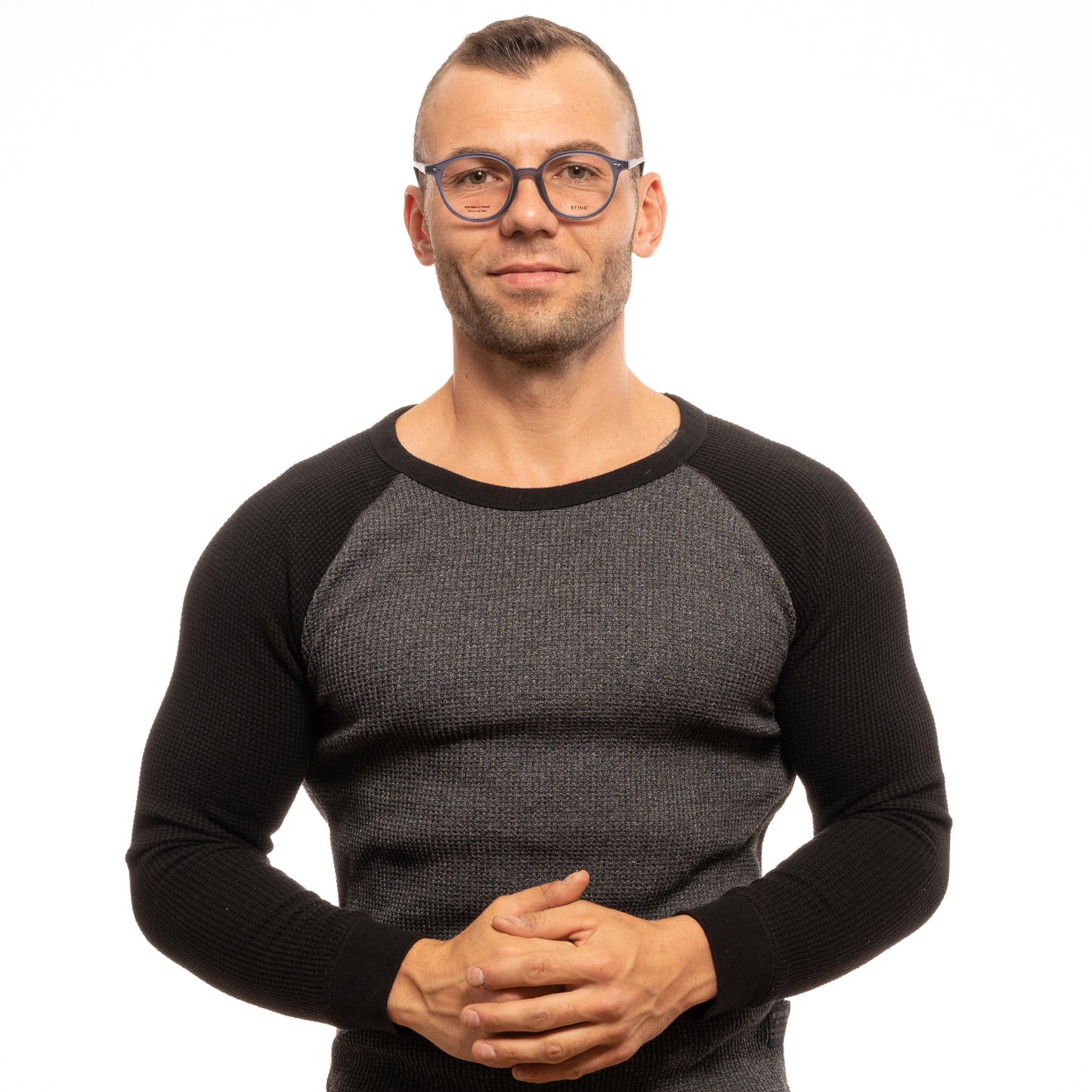 Sting Brille VST086 7H1M 51 Unisex Blau