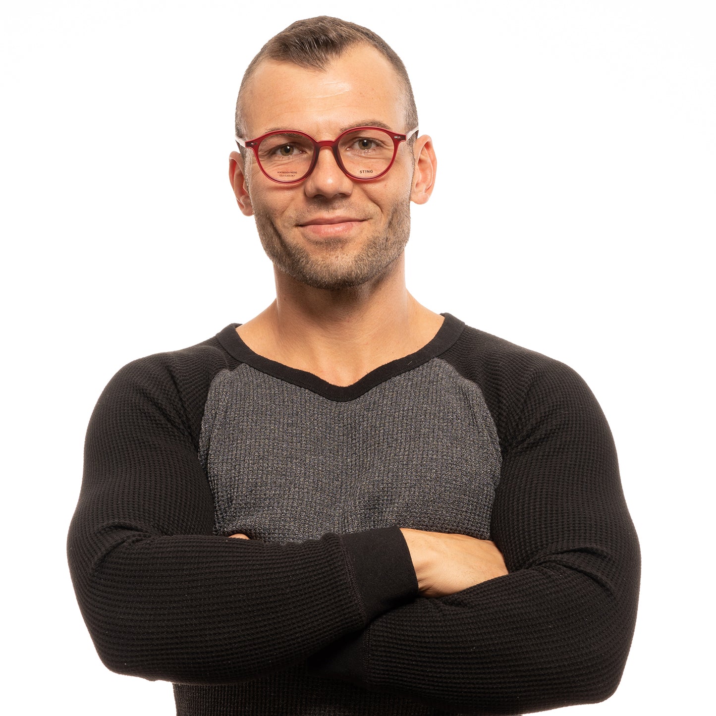 Sting Brille VST086 U83M 51 Unisex Rot