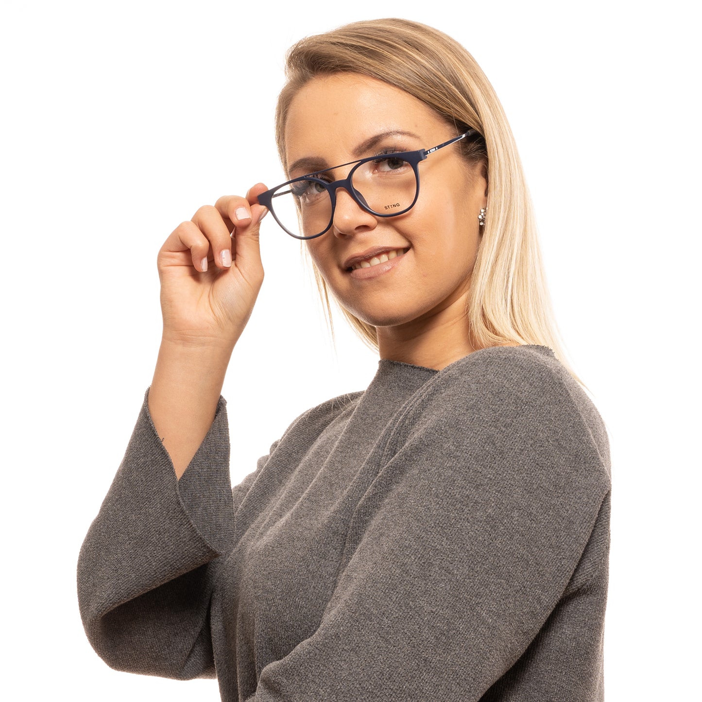 Sting Brille VST312 6QVM 52 Unisex Blau