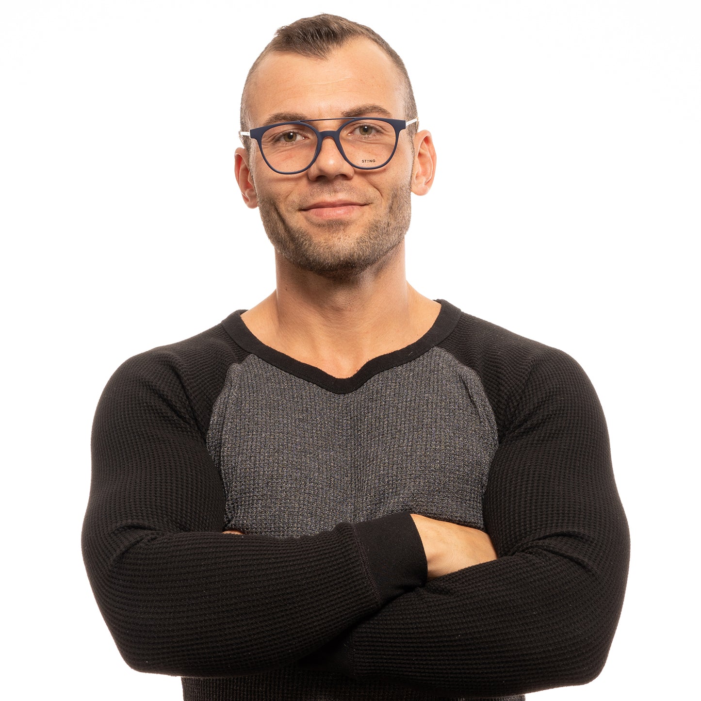 Sting Brille VST312 6QVM 52 Unisex Blau