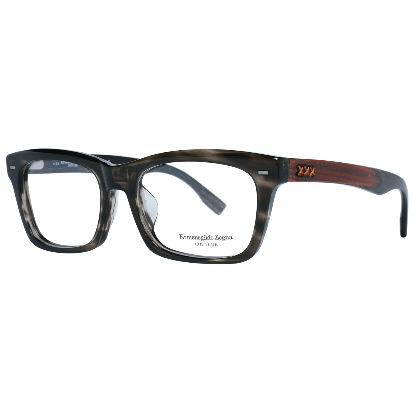 Zegna Couture Brille ZC5006-F 56 020 Herren Grau