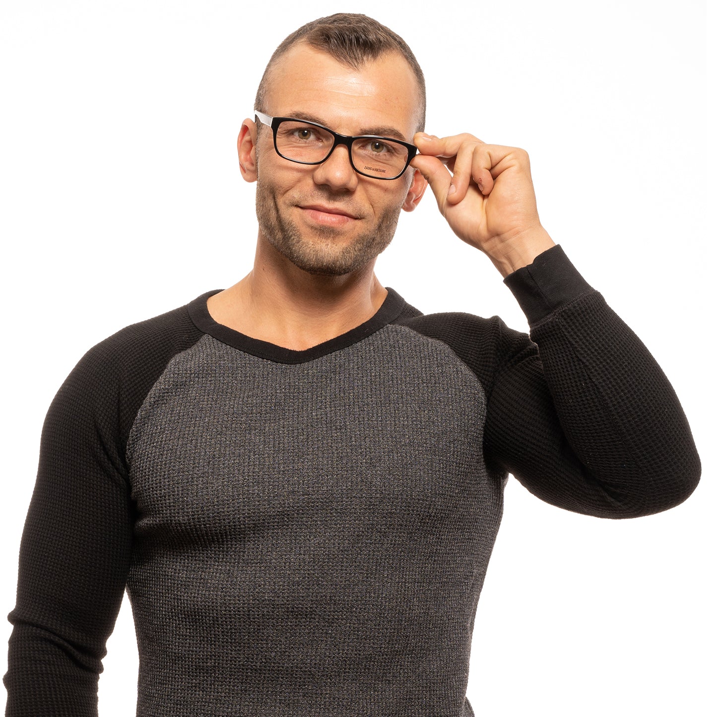 Zadig & Voltaire Brille VZV016 0Z32 54 Unisex Schwarz - Watchshop24.eu