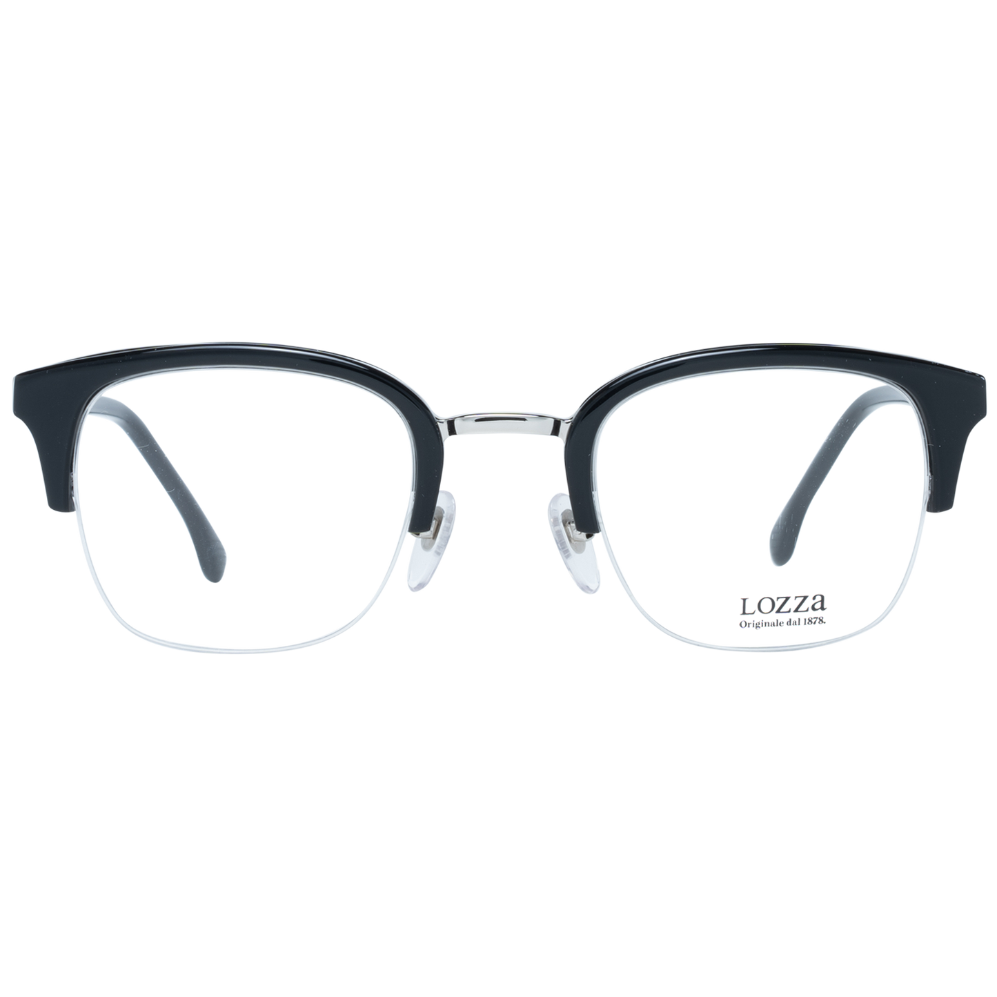 Lozza Brille VL4145 0BLK 48 Unisex Schwarz