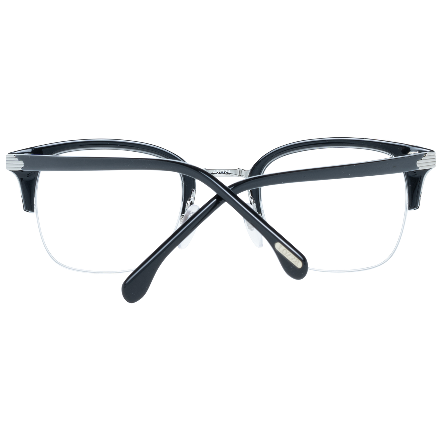 Lozza Brille VL4145 0BLK 48 Unisex Schwarz
