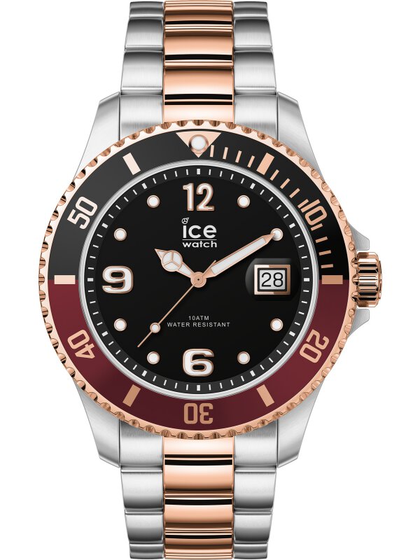 IceWatch 016546 ICE steel Chic silver rose-gold Men's-Unisex Medium - Watchshop24.eu