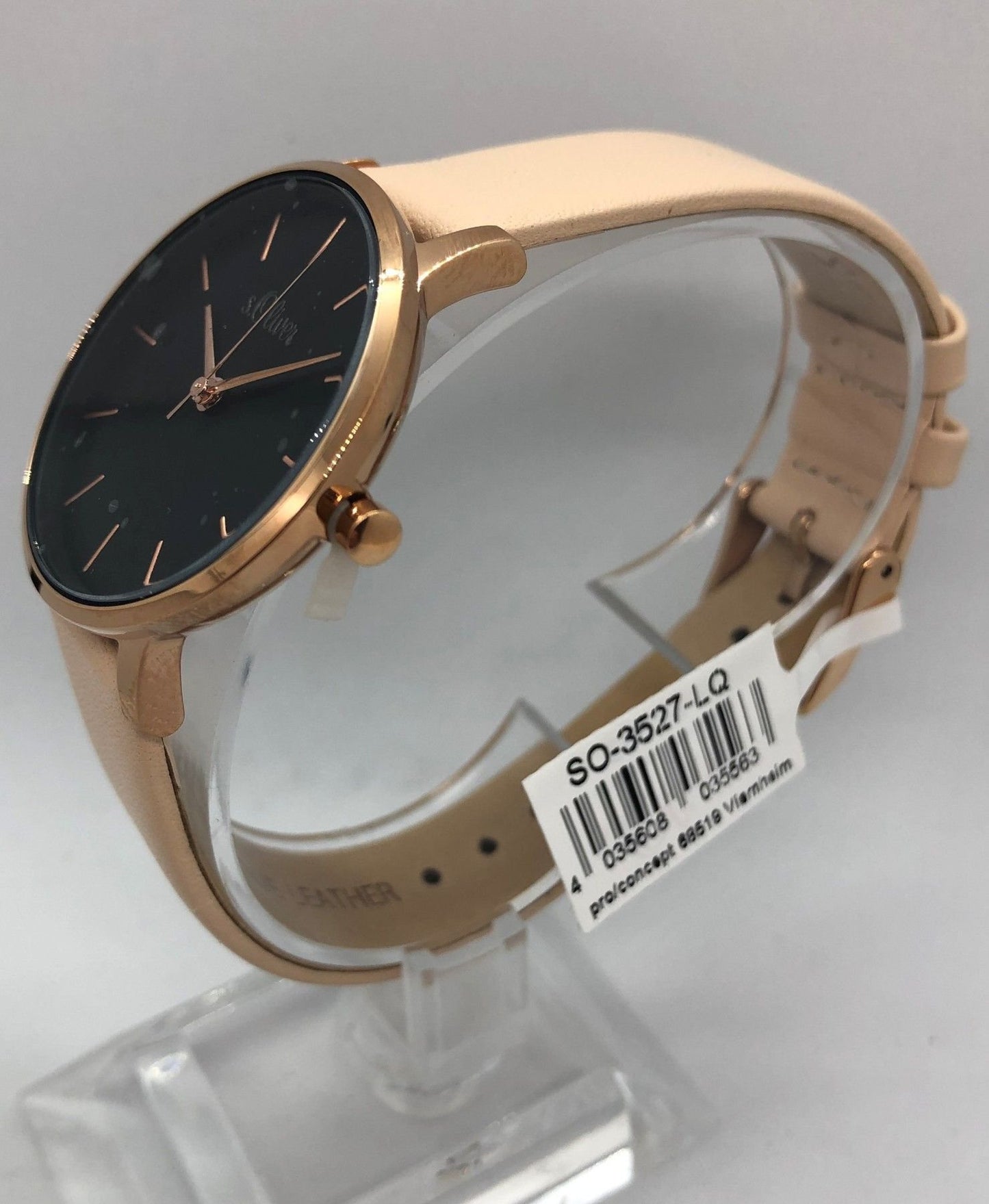 S.Oliver Uhr Leder SO-3527-LQ - Watchshop24.eu
