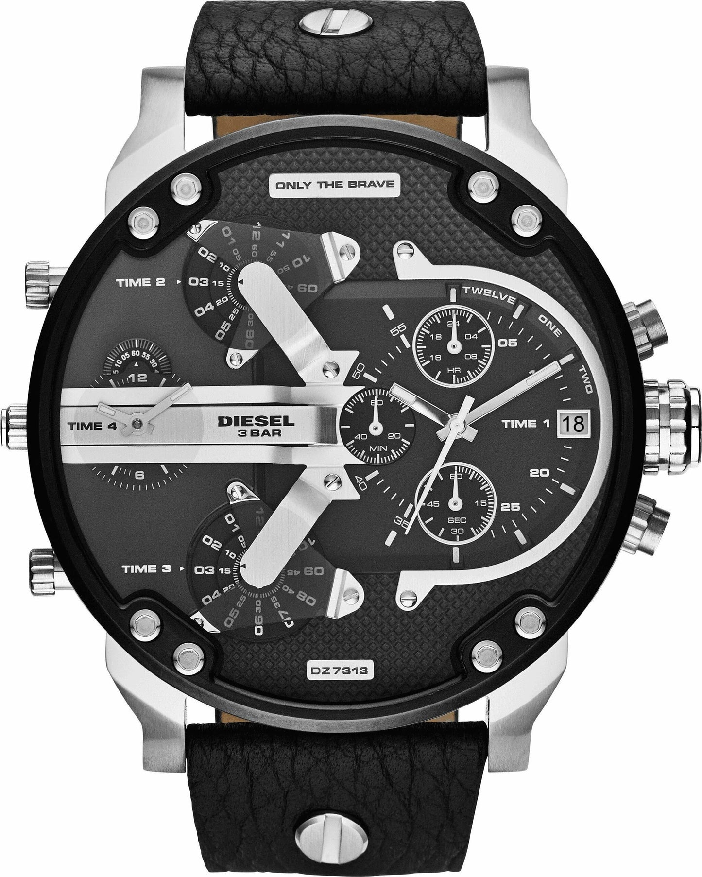 Diesel Mr.Daddy DZ7313 Herren Schwarz - Watchshop24.eu