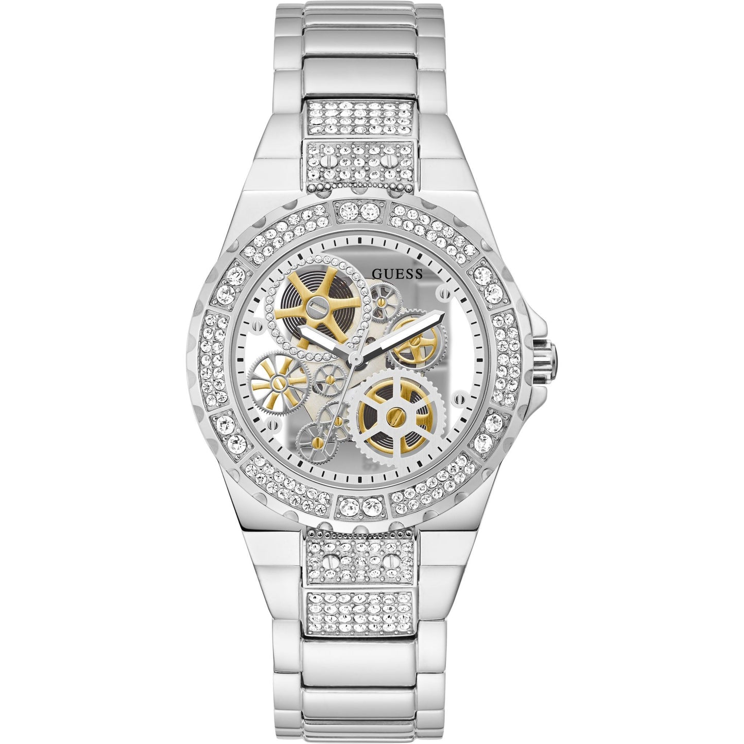 Guess GW0302L1 Quarzuhr Reveal Silber - Watchshop24.eu