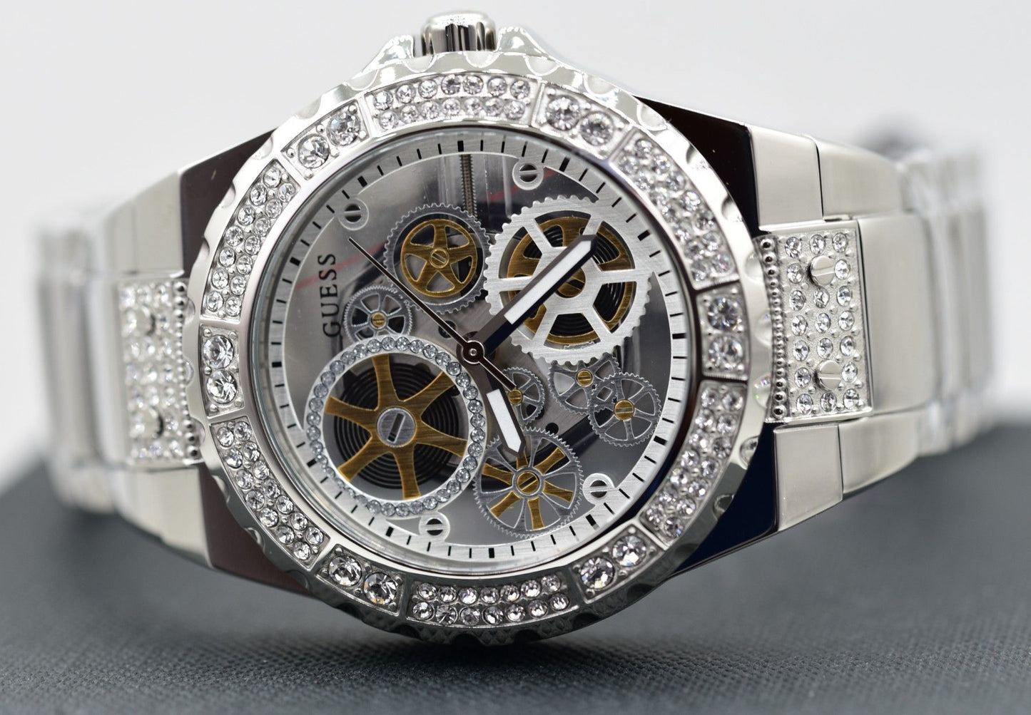 Guess GW0302L1 Quarzuhr Reveal Silber - Watchshop24.eu