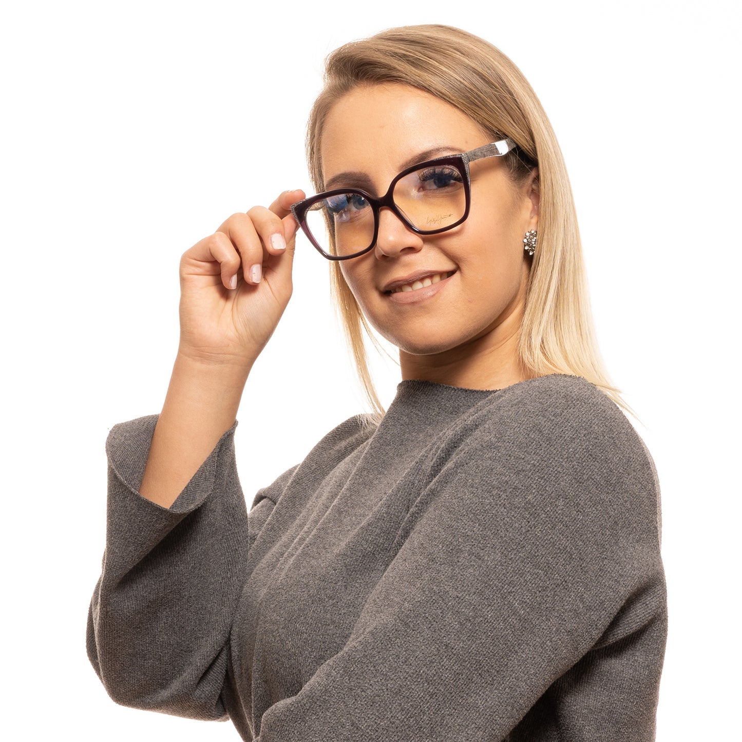 Yohji Yamamoto Brille YY1037 774 54 Damen Lila - Watchshop24.eu