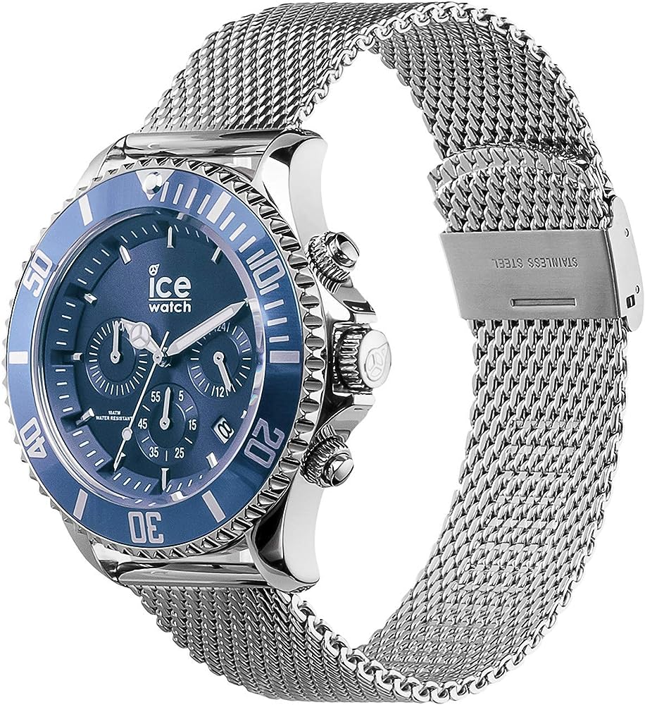 Ice Watch 017668 Chrono Ice Watch ICE steel Mesh blue - Watchshop24.eu