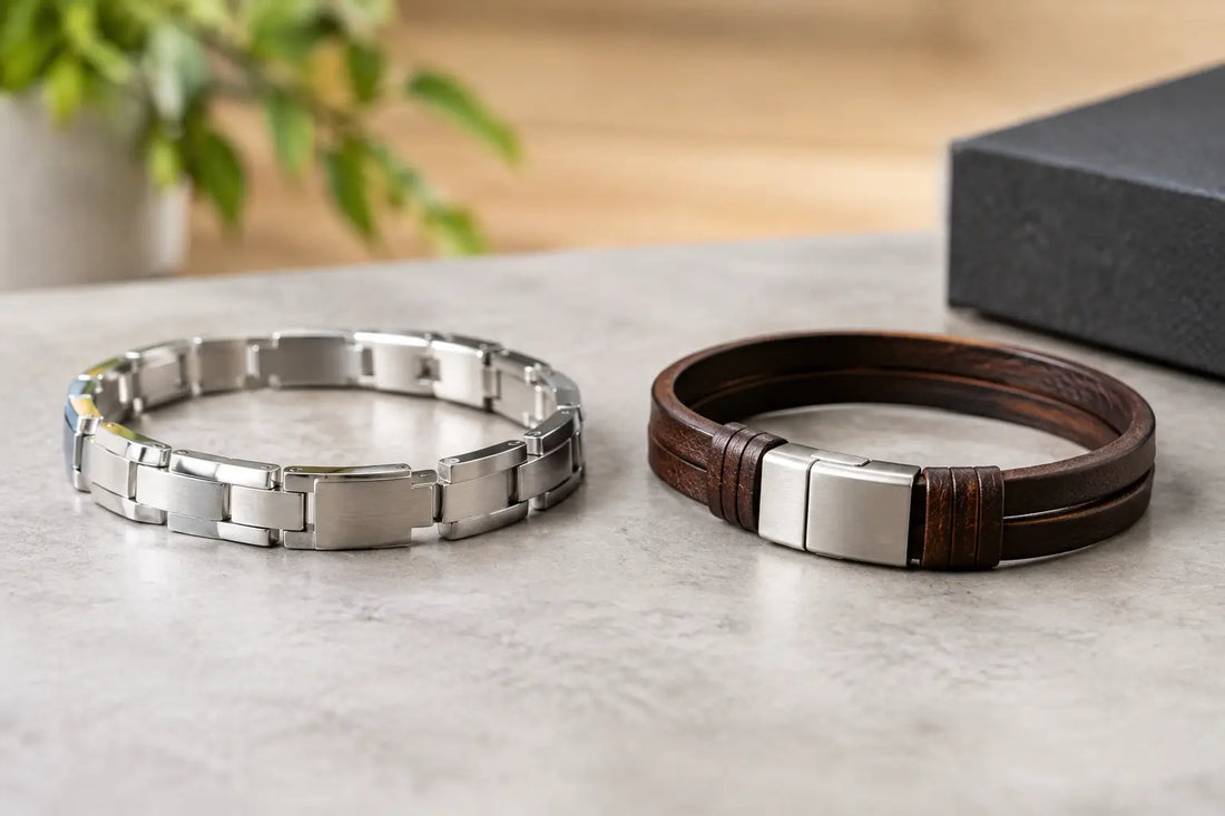 Metallarmband Lederarmband: Was passt besser?