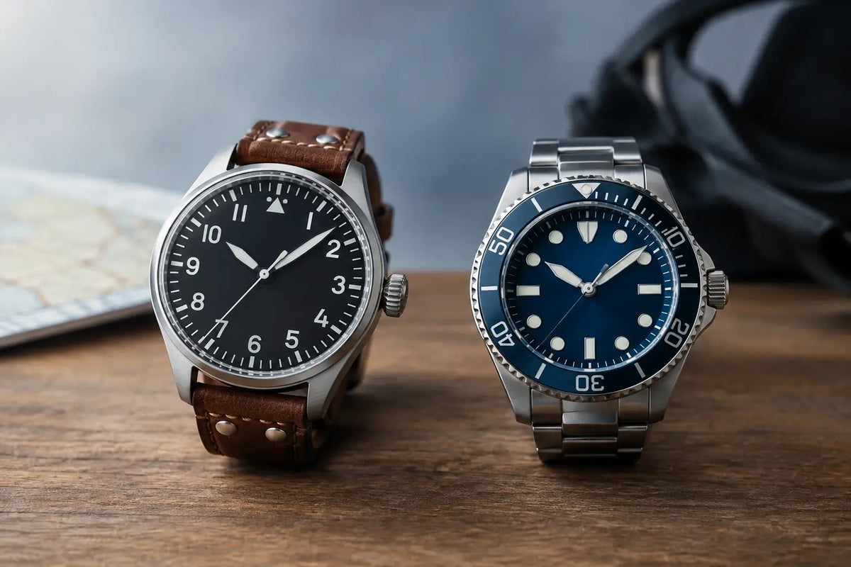 Pilotenuhr oder Taucheruhr - welche passt besser?