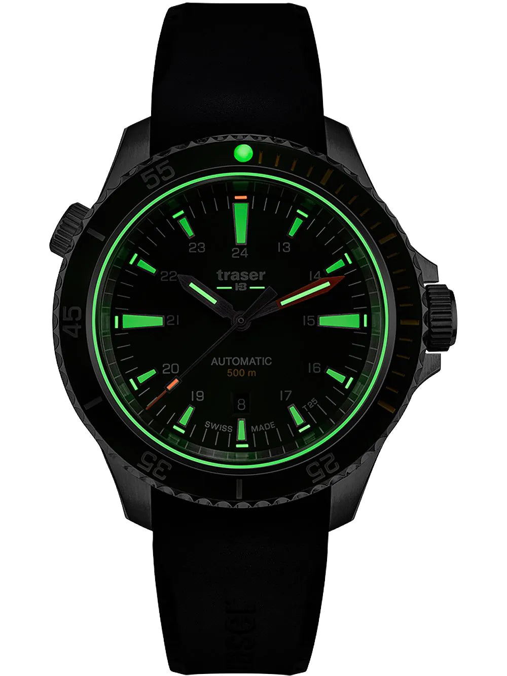 Traser H3 110322 P67 Diver Automatik Black Herrenuhr