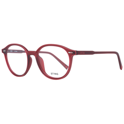 Sting Brille VST086 U83M 51 Unisex Rot