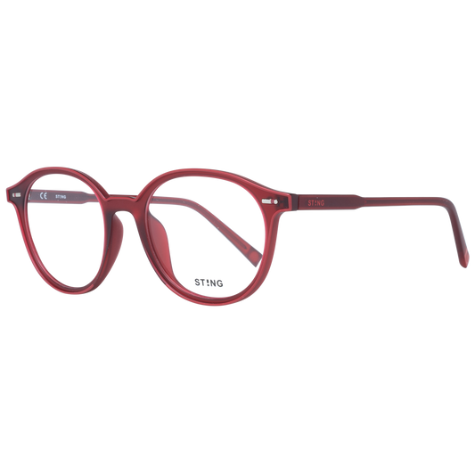 Sting Brille VST086 U83M 51 Unisex Rot