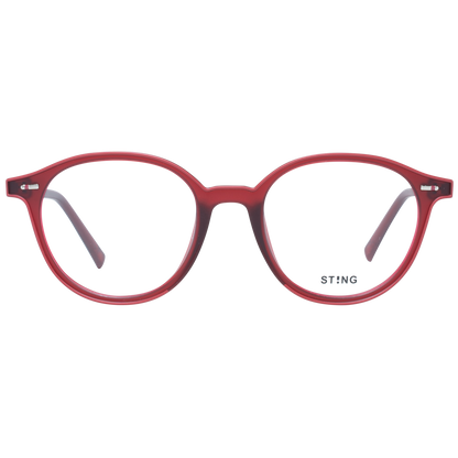 Sting Brille VST086 U83M 51 Unisex Rot