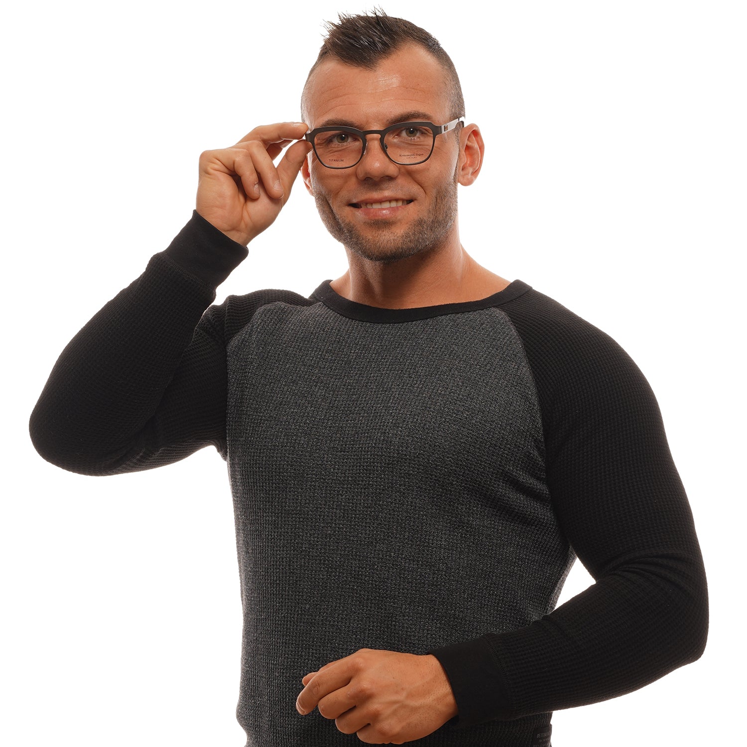 Ermenegildo Zegna Optical Frame ZC5004 49 020 Titanium