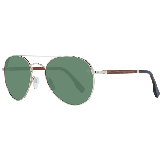 Zegna Couture Sonnenbrille ZC0002 56 28N Titan Herren RosÃ© Gold