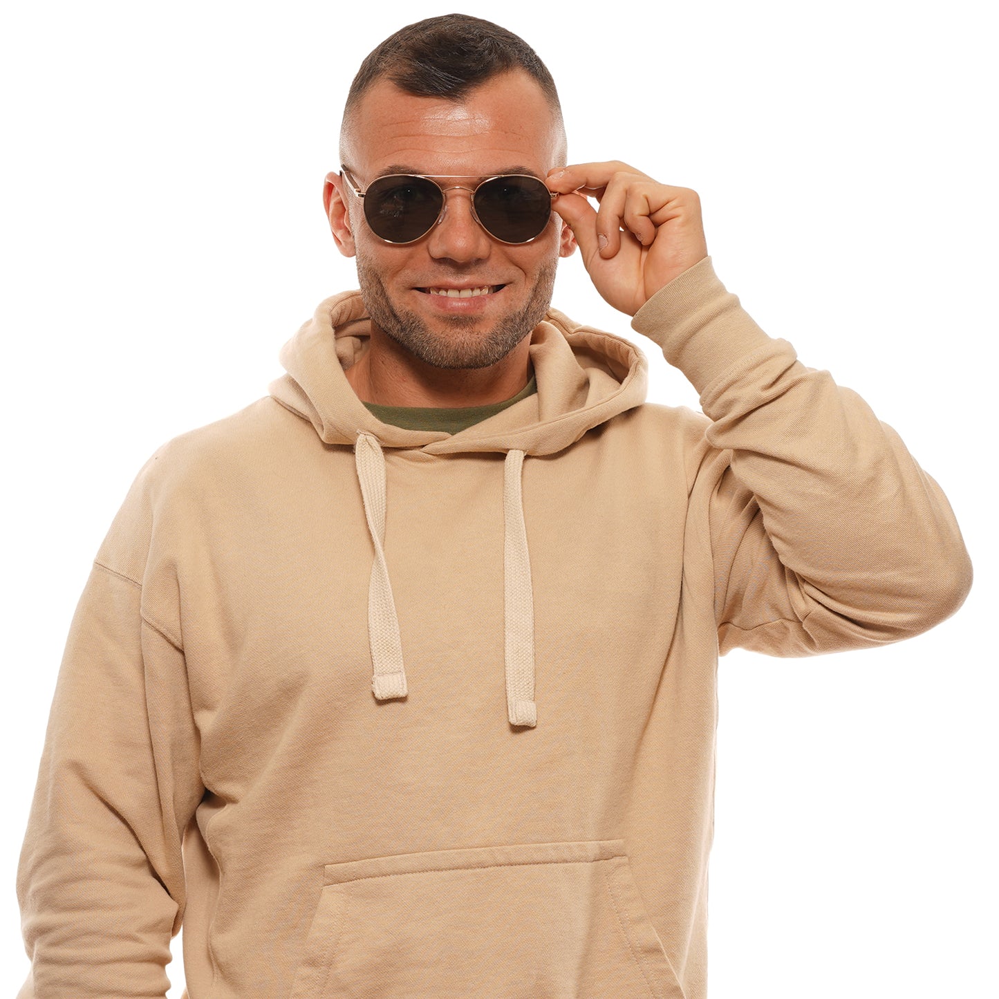 Zegna Couture Sonnenbrille ZC0002 56 28N Titan Herren RosÃ© Gold