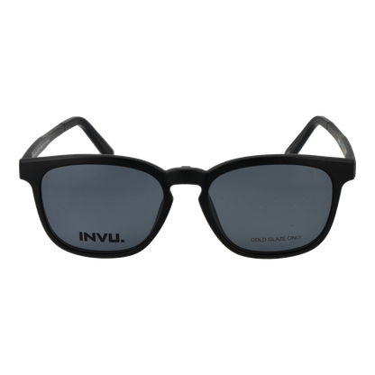 Invu Frames with Sunglasses-Clips M8201 A 51