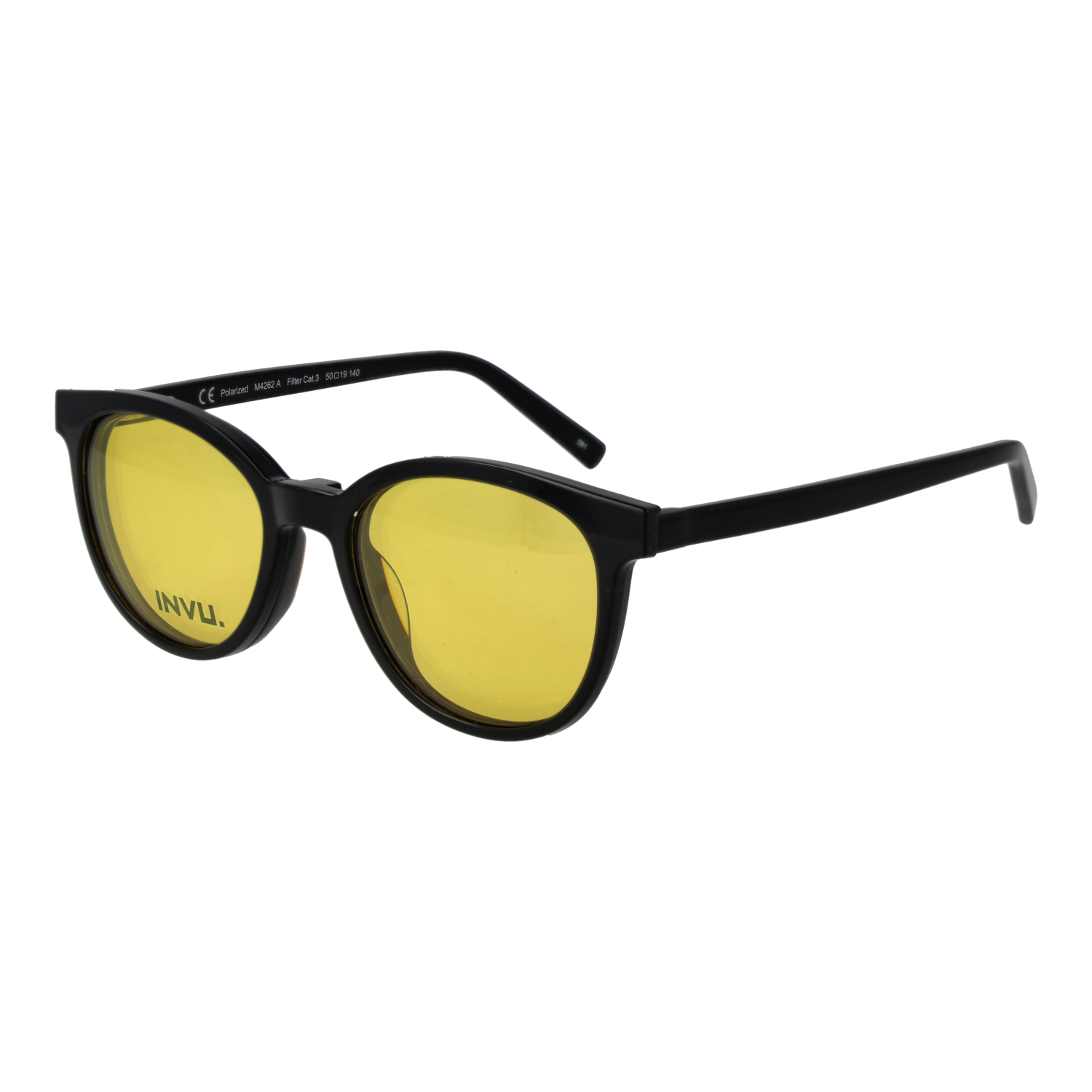 Invu Frames with Sunglasses-Clips M4262 A 50