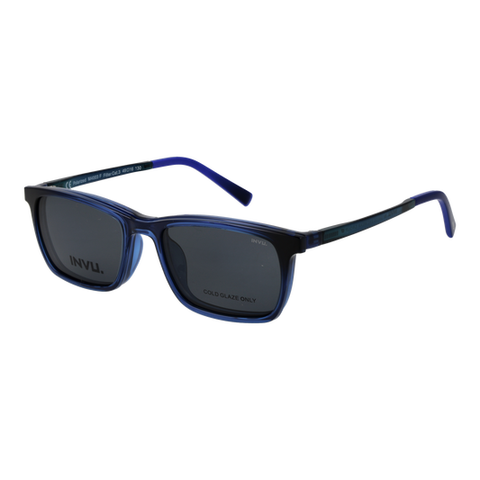 Invu Frames with Sunglasses-Clips M4003 F 49