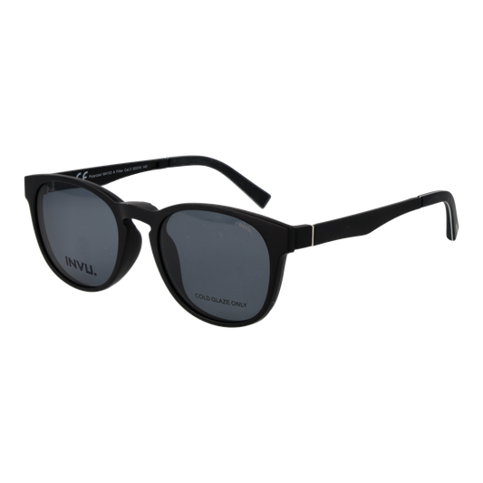 Invu Frames with Sunglasses-Clips M4103 AY 50