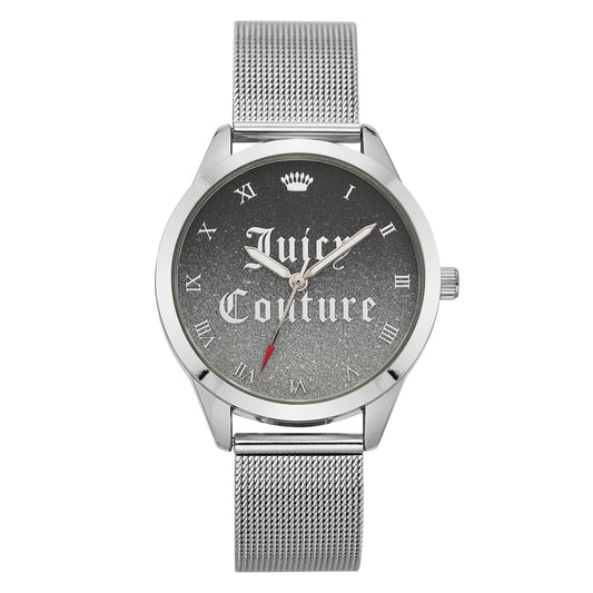 Juicy Couture Uhr JC/1279BKSV Damen Silber