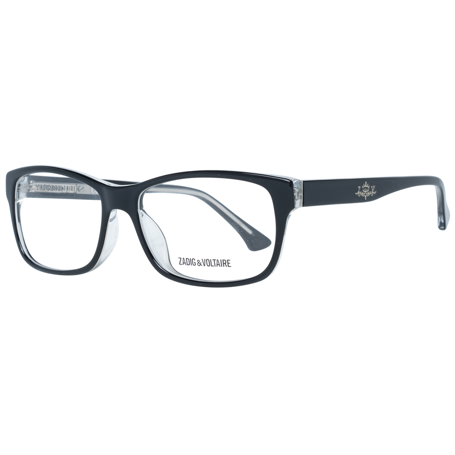 Zadig & Voltaire Brille VZV016 0Z32 54 Unisex Schwarz - Watchshop24.eu