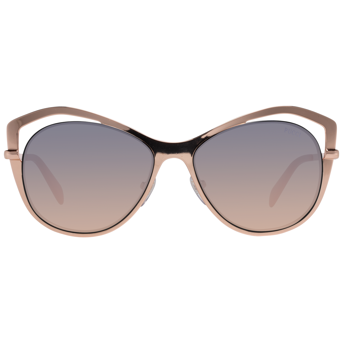 Emilio Pucci Sonnenbrille EP0130 28B 56 Damen RosÃ© Gold
