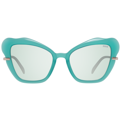 Emilio Pucci Sonnenbrille EP0135 87B 55 Damen TÃ¼rkis