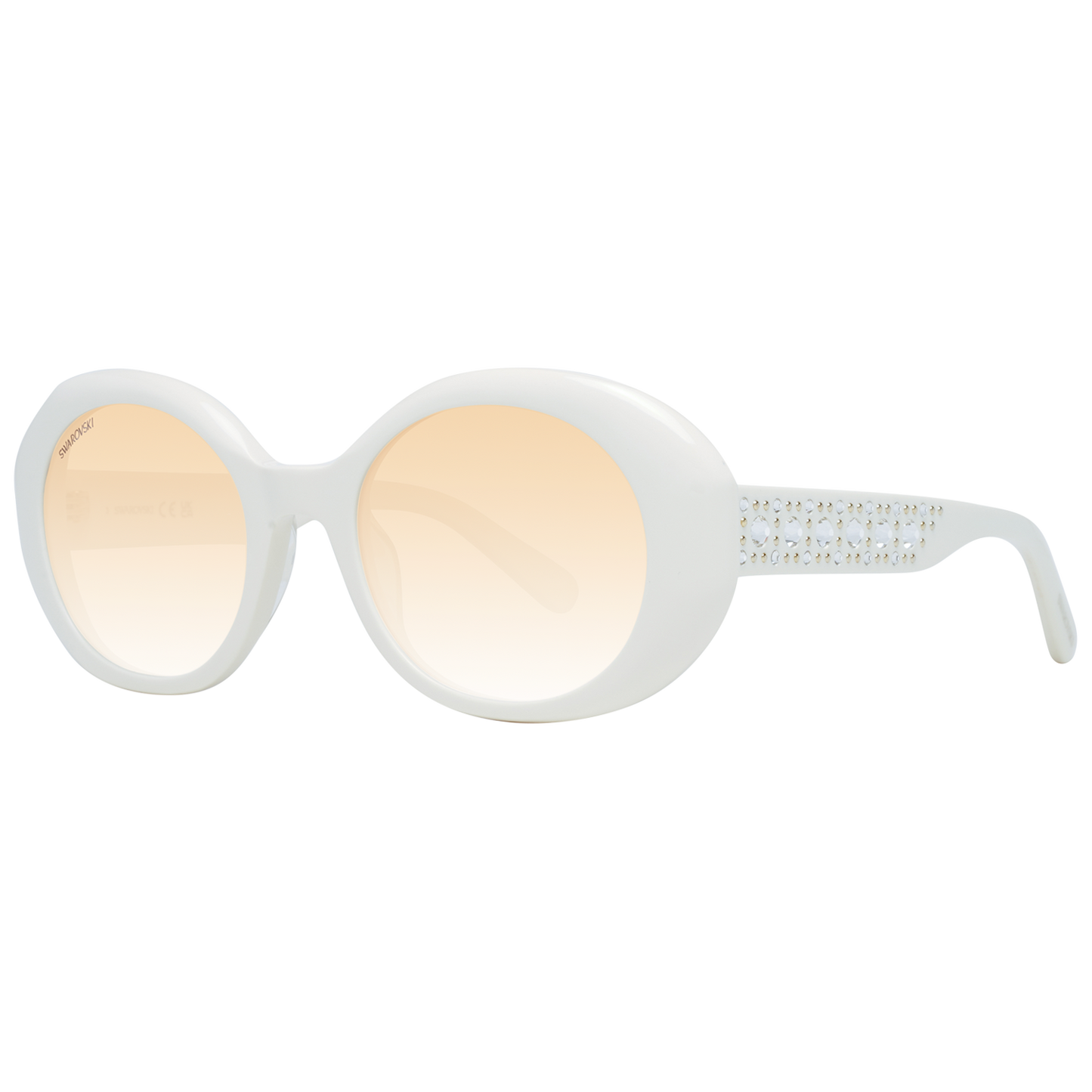 Swarovski Sonnenbrille SK0371 21F 52 Damen WeiÃŸ