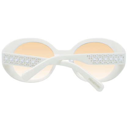 Swarovski Sonnenbrille SK0371 21F 52 Damen WeiÃŸ