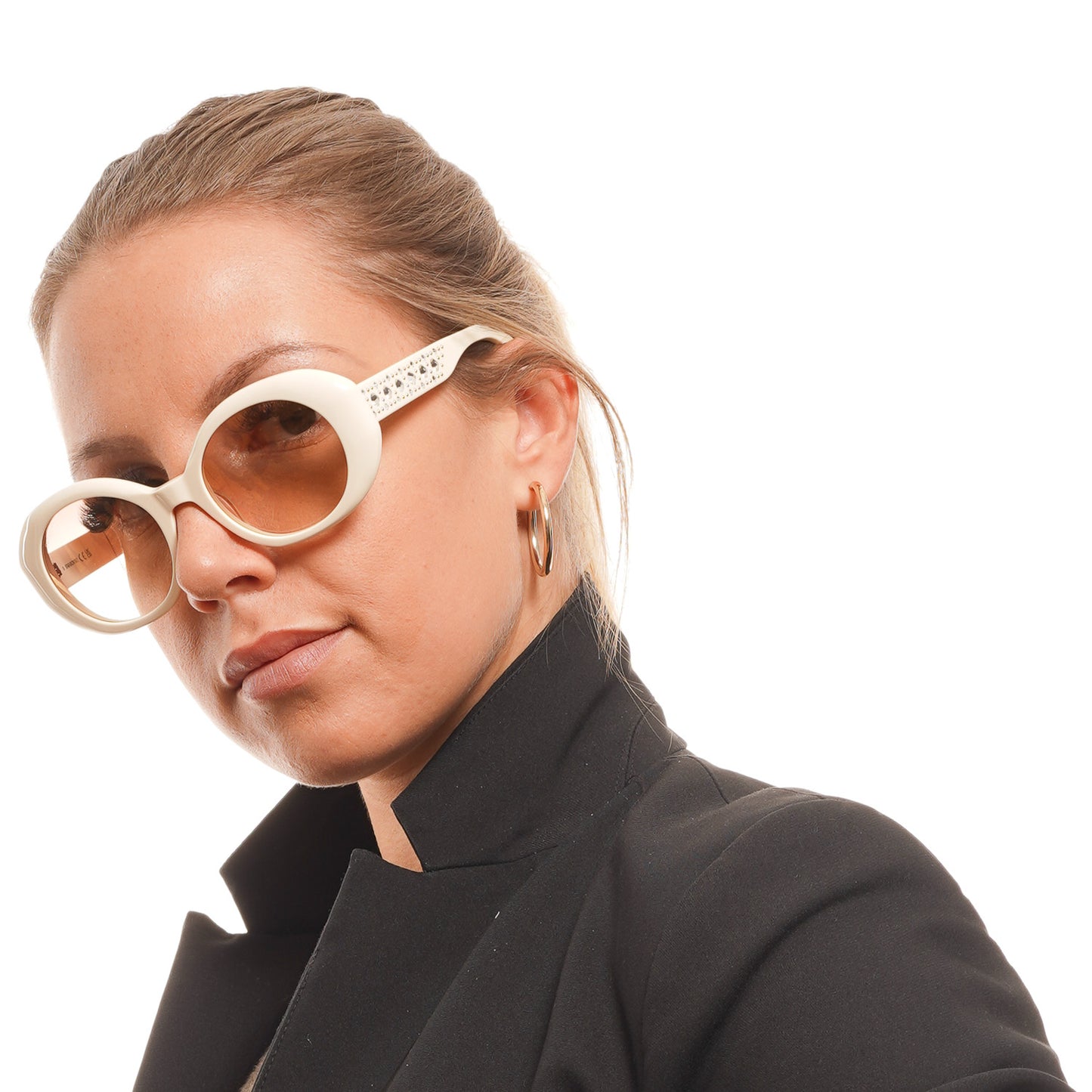 Swarovski Sonnenbrille SK0371 21F 52 Damen WeiÃŸ