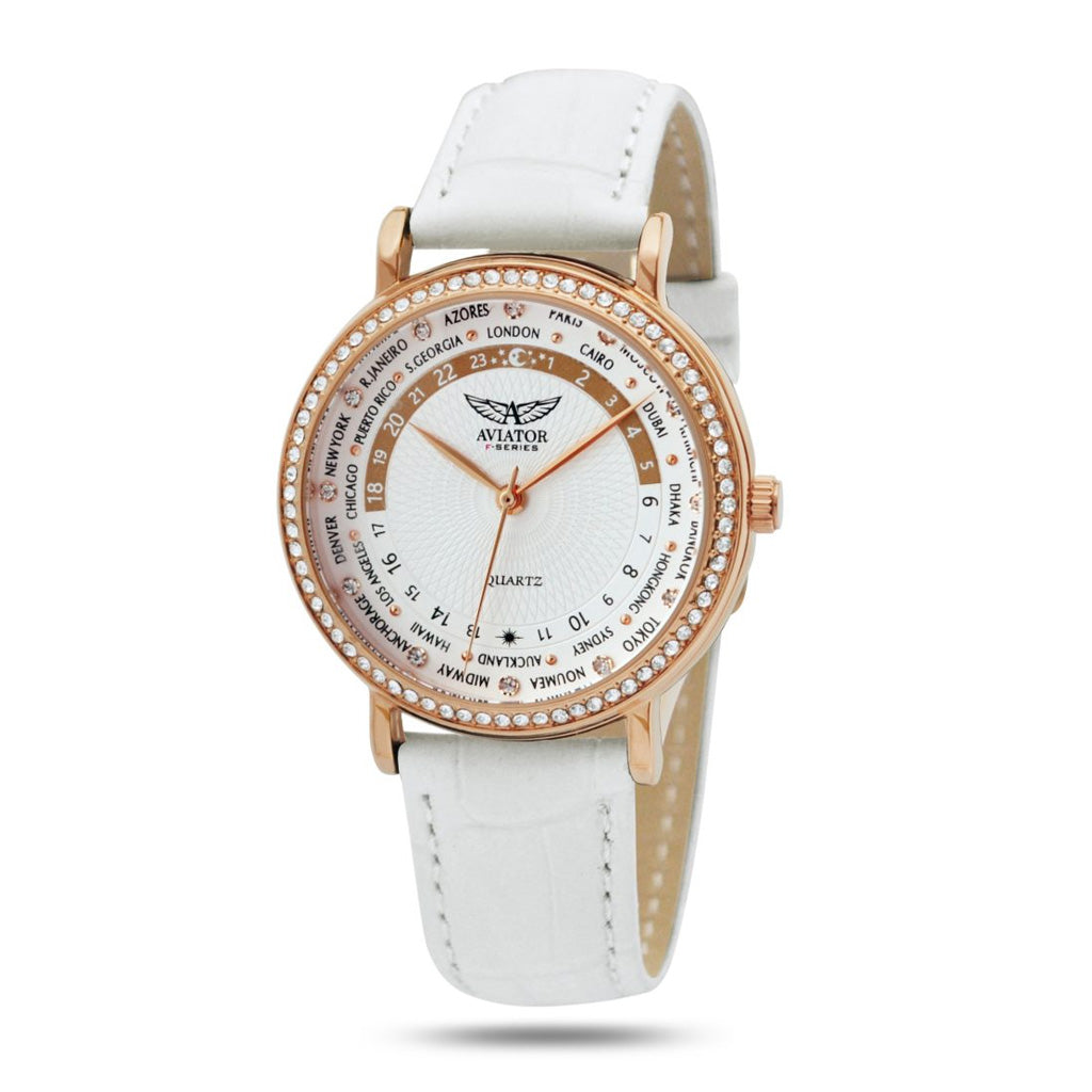 Aviator AVAW9512 Kristall Damen Uhr