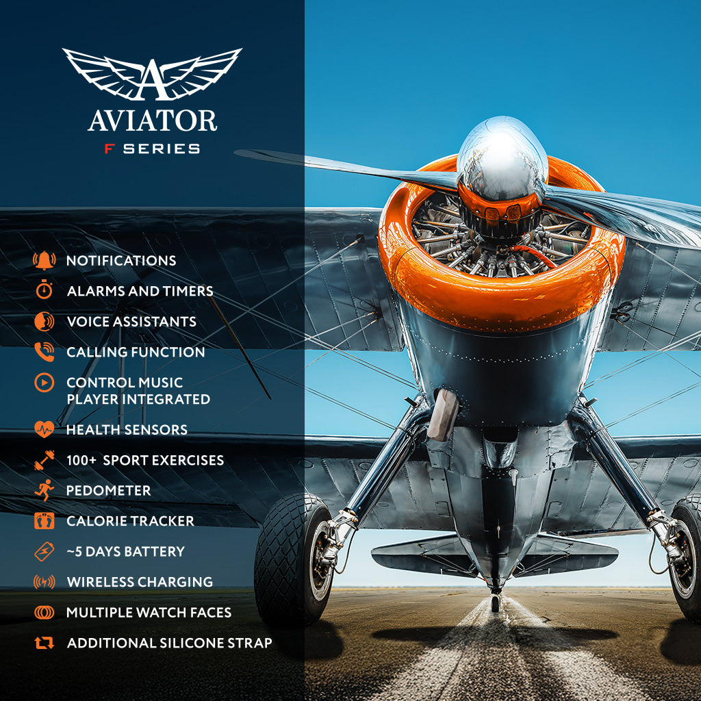 Aviator AVSW9516 Intelligente Technik Uhr – Ihre smarte Begleiterin für den Alltag