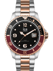 IceWatch 016546 ICE steel Chic silver rose-gold Men's-Unisex Medium - Watchshop24.eu