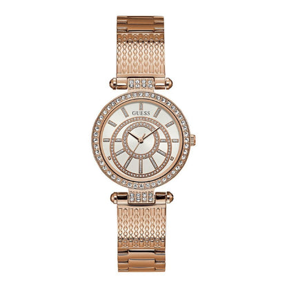 Guess Muse Damenuhr W1008L3 - Edelstahlgehäuse, rosegoldfarbene W1008L3 - Watchshop24.eu