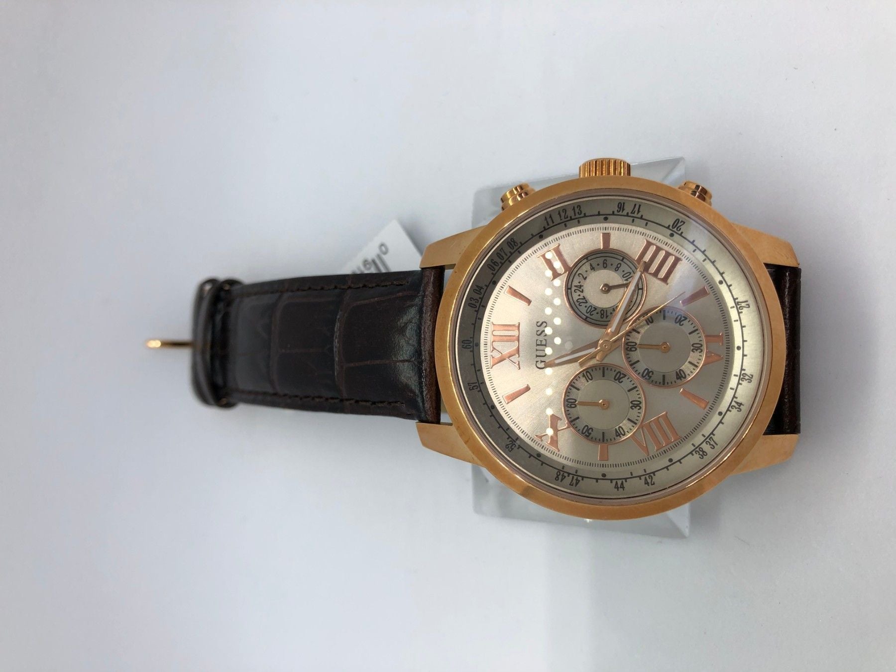 Guess W0380G4 Herren Chronograph Leder - Watchshop24.eu