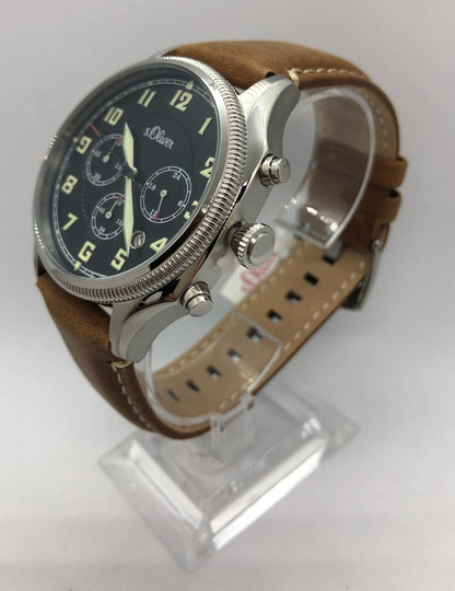 S.Oliver Chrono Armbanduhr SO-3180-LC - Watchshop24.eu