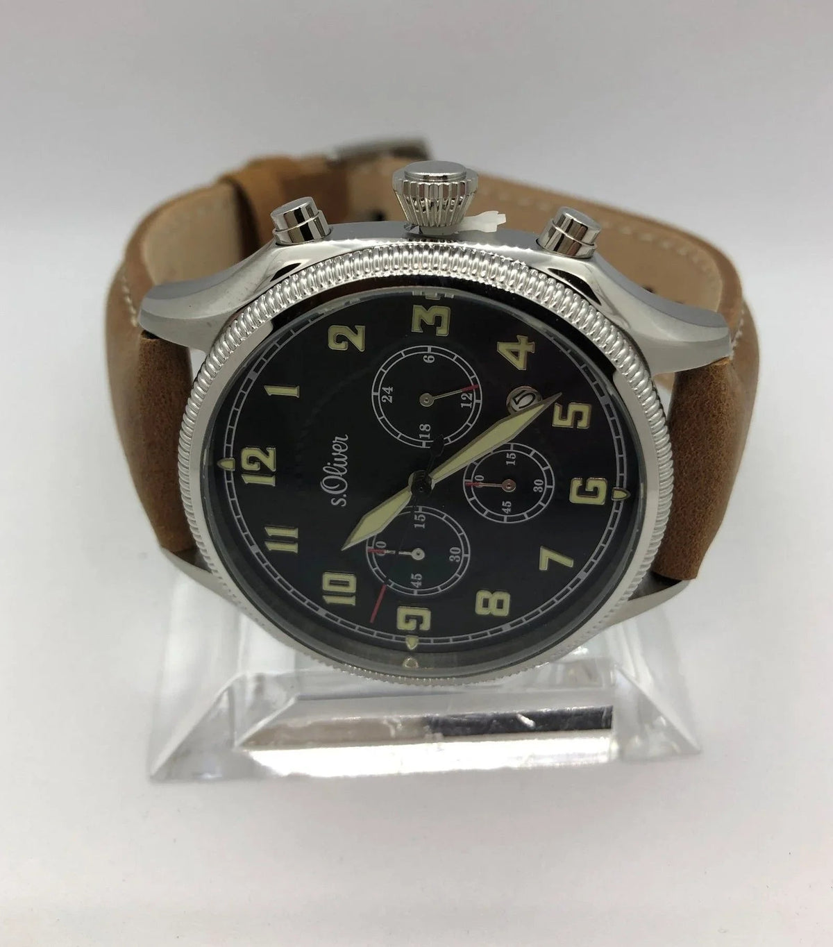 S.Oliver Chrono Armbanduhr SO-3180-LC – Eleganz trifft Funktionalität - Watchshop24.eu