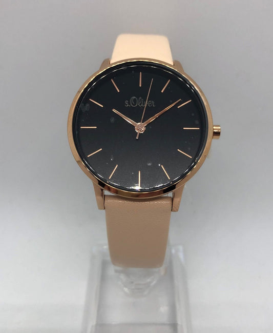 S.Oliver Uhr Leder SO-3527-LQ - Watchshop24.eu