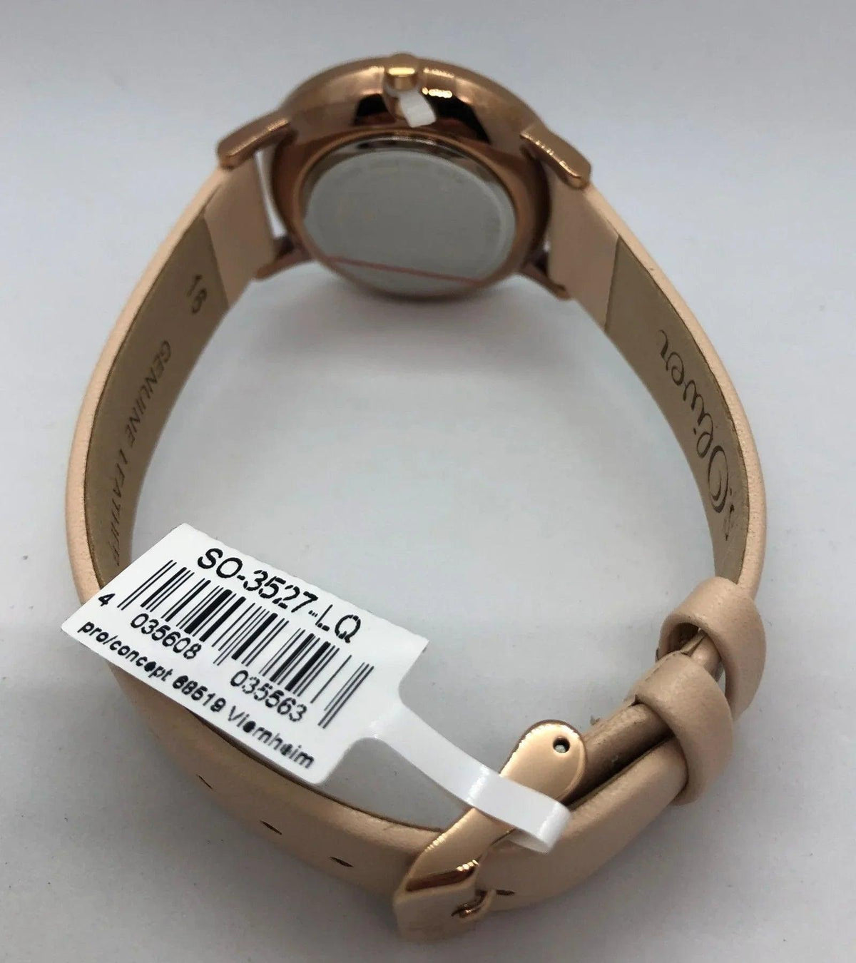 S.Oliver Uhr Leder SO-3527-LQ – Stilvoller Begleiter für jeden Anlass - Watchshop24.eu
