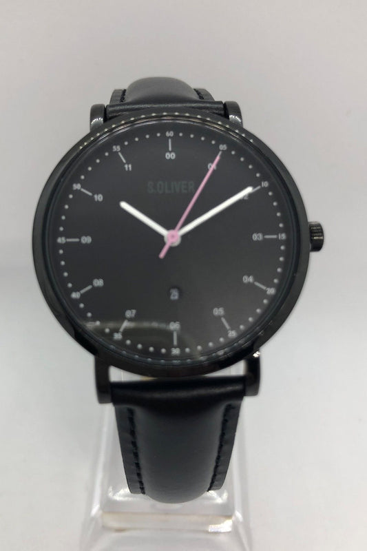 S.Oliver Uhr Leder SO-3602-LQ - Watchshop24.eu