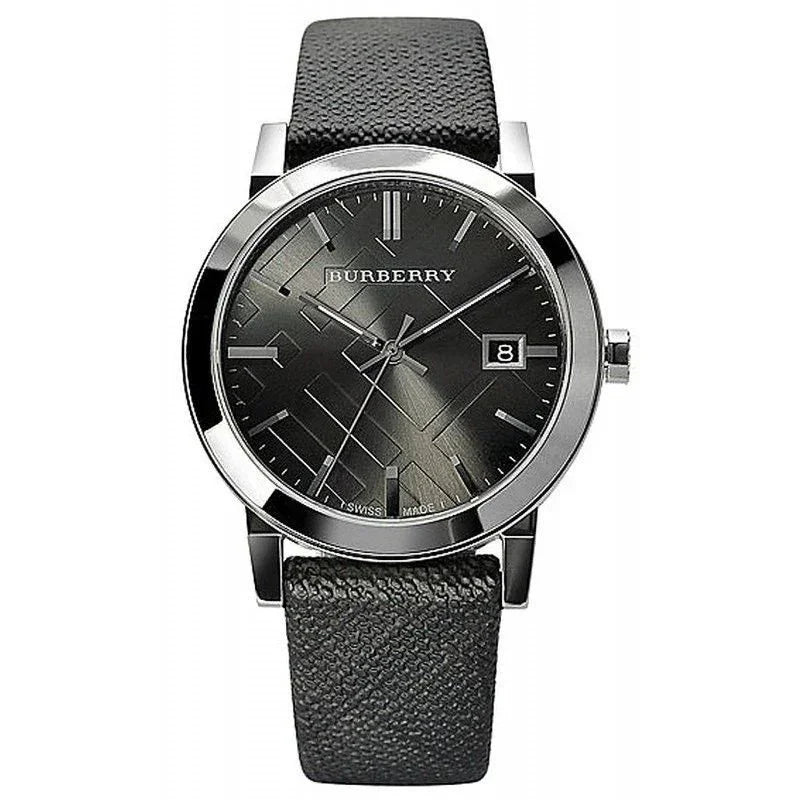 Burberry BU9024 Unisex Armbanduhr Schwarz - Watchshop24.eu