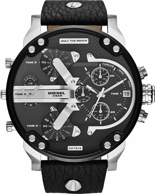 Diesel Mr.Daddy DZ7313 Herren Schwarz - Watchshop24.eu