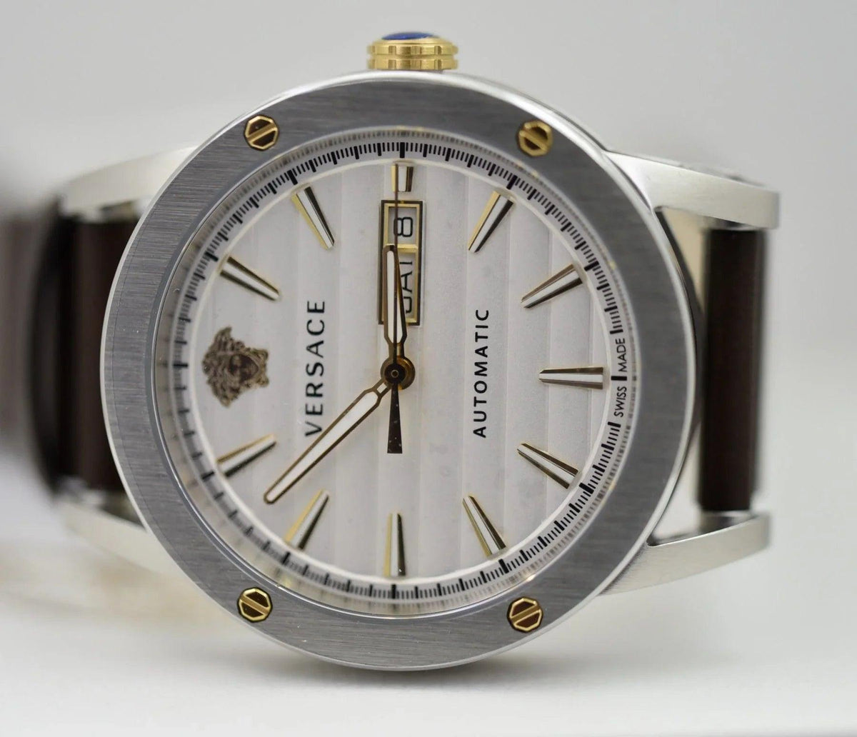 Versace Automatikuhr THEROS Braun VEDX00119 – Eleganz trifft Funktionalität - Watchshop24.eu
