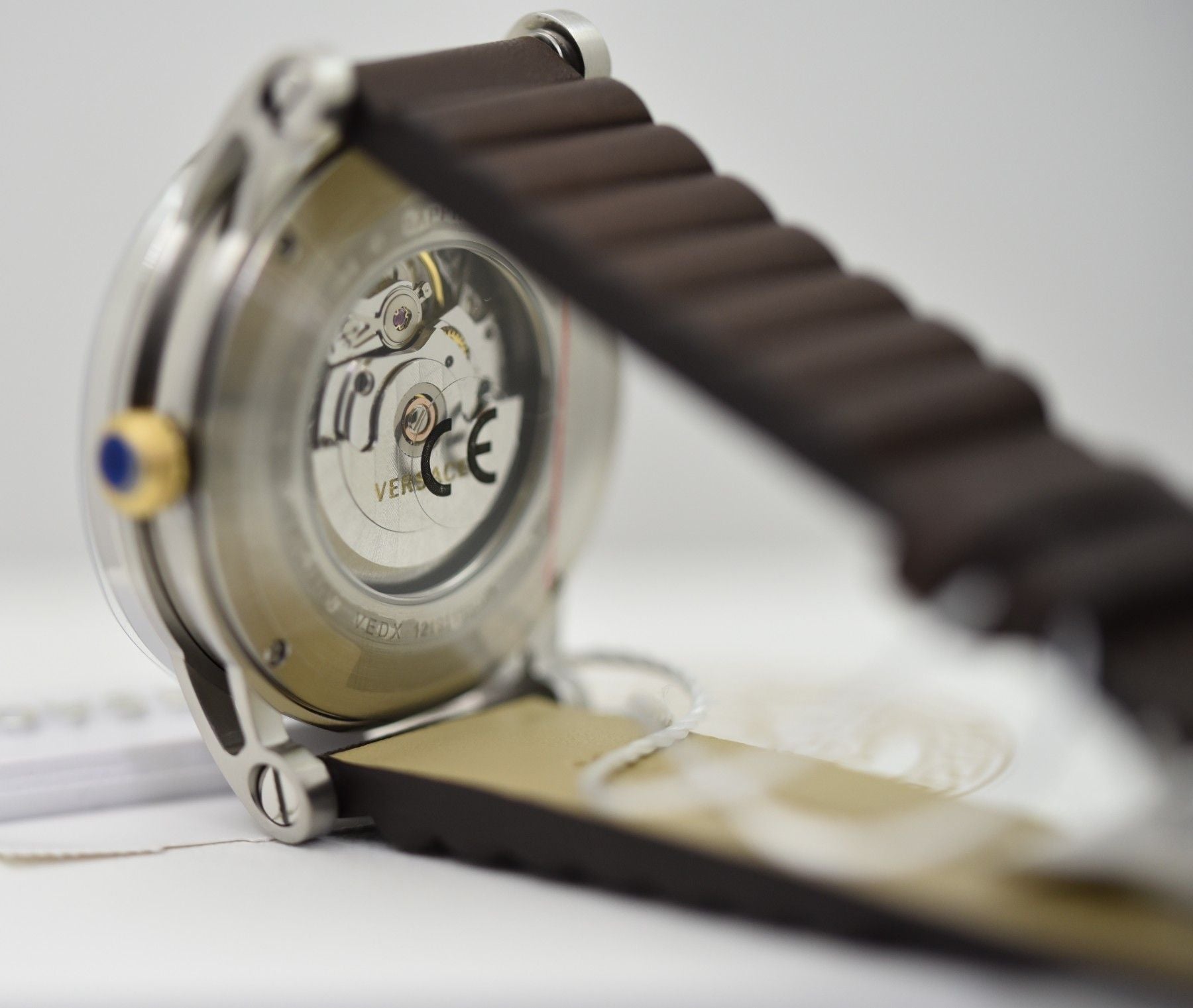 Versace VEDX00119 Automatikuhr THEROS Braun - Watchshop24.eu